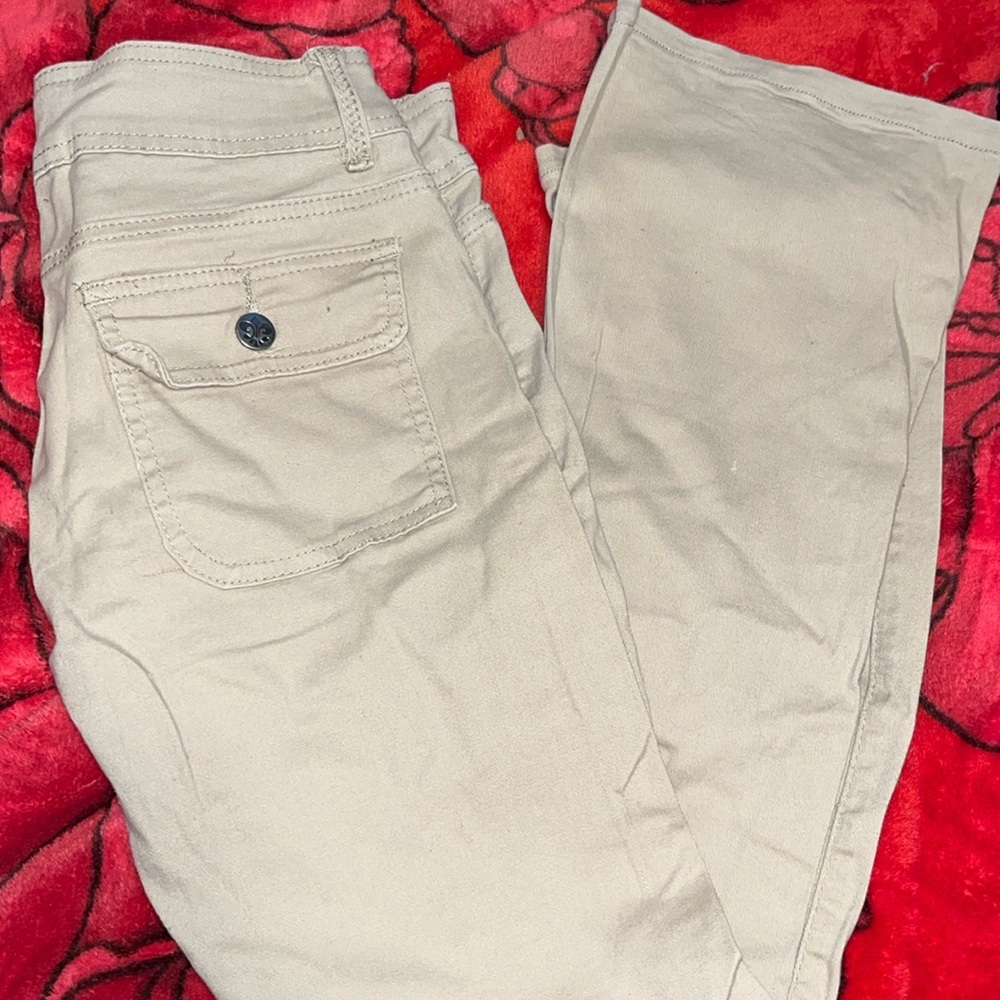 Stylized Beige Jeans